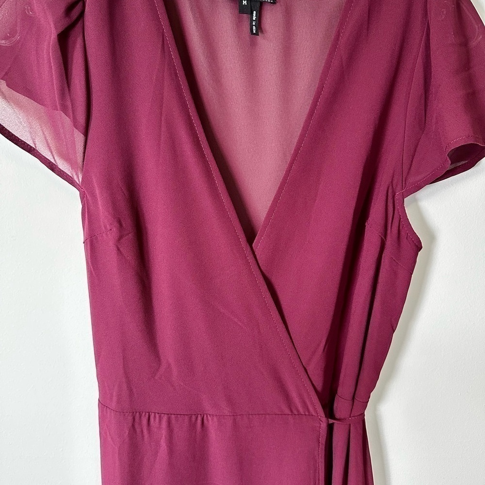Soieblu Women’s V-Neck Floor Length Dress - Picture 8 of 10